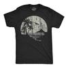 Mens Funny T Shirts Moon Beach Vacation Novelty Graphic Tee for Men