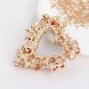 Blucome Beauty Christmas Wreath Brooch for Women Men Scarf Suit Hijiab Pins New Year Gift