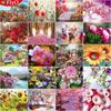 5D Алмазная картина Полный круглый квадратный пейзаж Роза Алмазная вышивка Распродажа Цветы Стразы Мозаика Домашний декор