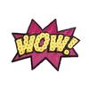 Patch Wow ! , 6,5x5,2cm, for Ironing, 1pc.