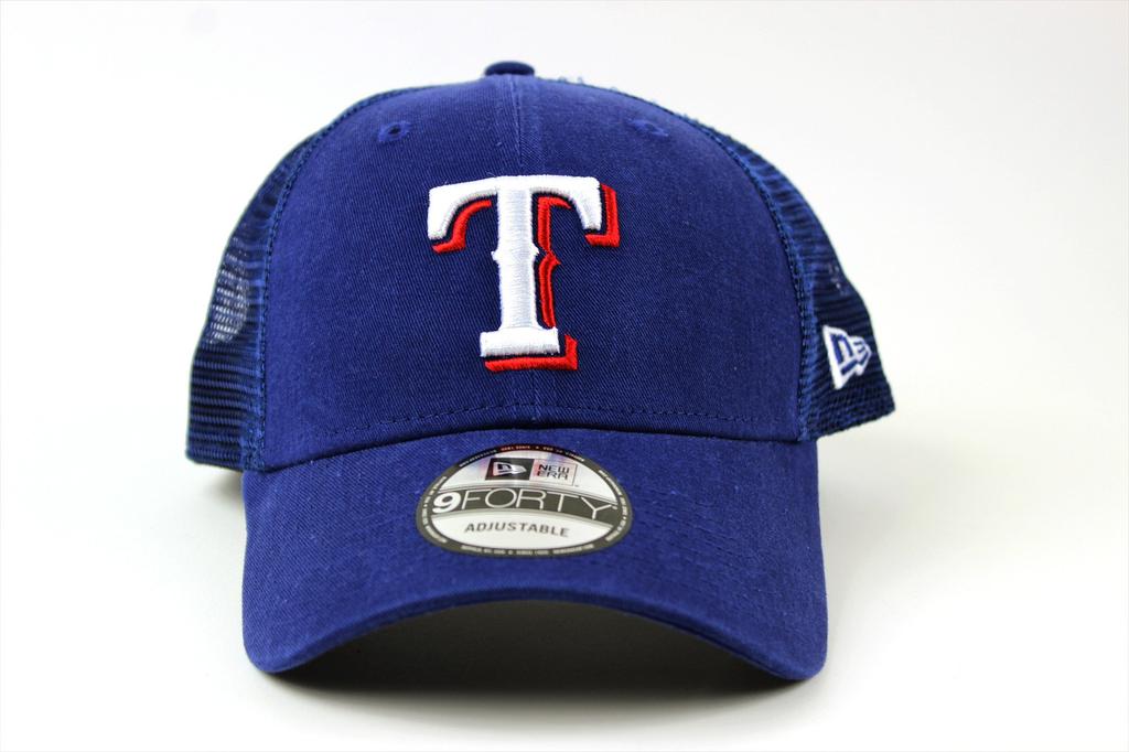 New Era Texas Rangers MLB 9FORTY Trucker Mesh American League Cap,