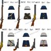 MOC Military Soldier Building Blocks US Infantry West Cowboy Soviet Army Police Game Character Arthur Morgan Gun Bricks Toy Gift