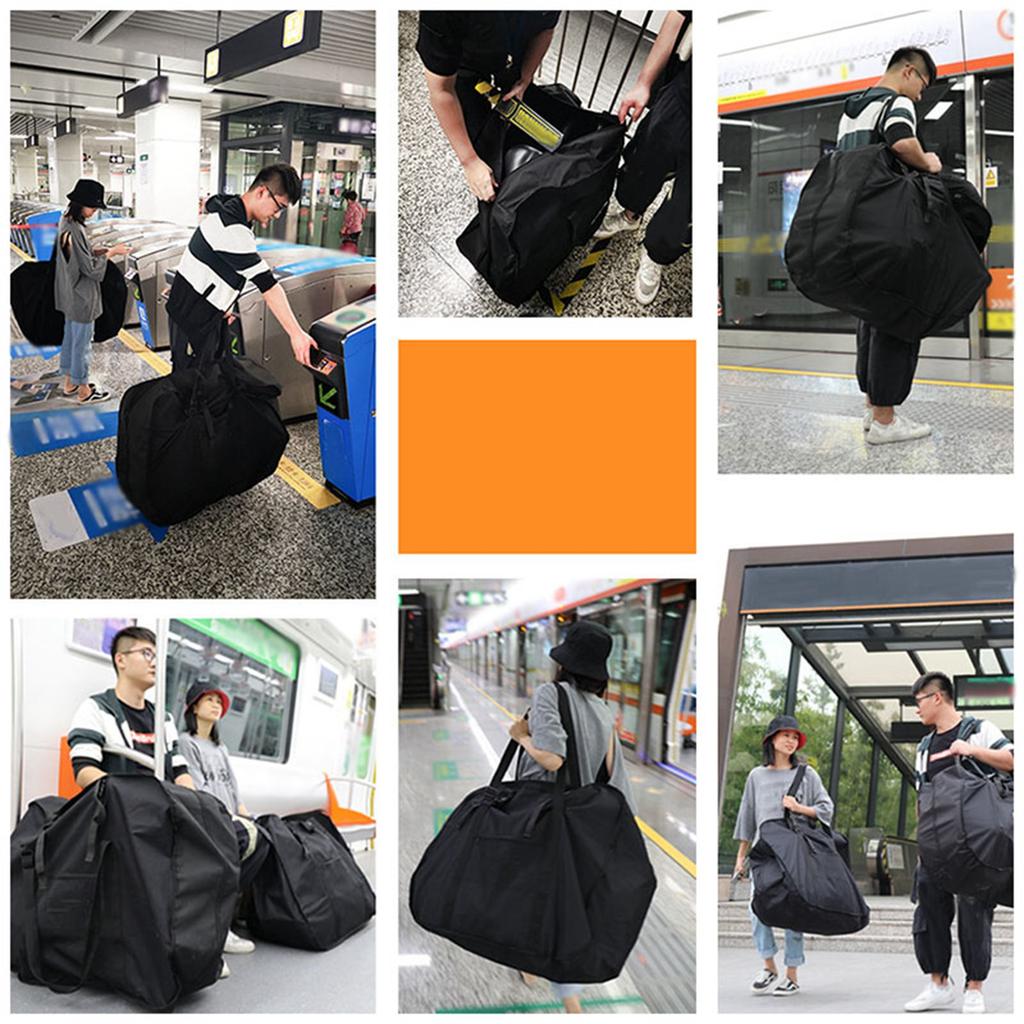 Складная сумка для велосипеда, чехол для переноски скутера, дорожная сумка, регулируемый плечевой ремень для улицы, 20 дюймов