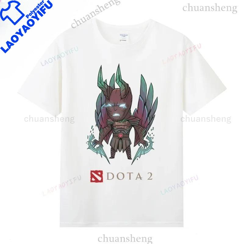 Футболки Dota 2 Игровые Герои Печатная Футболка Топ Shadow Fiend Pudge Axe Slardar Sven Kunkka Timber Унисекс Повседневные Графические Футболки