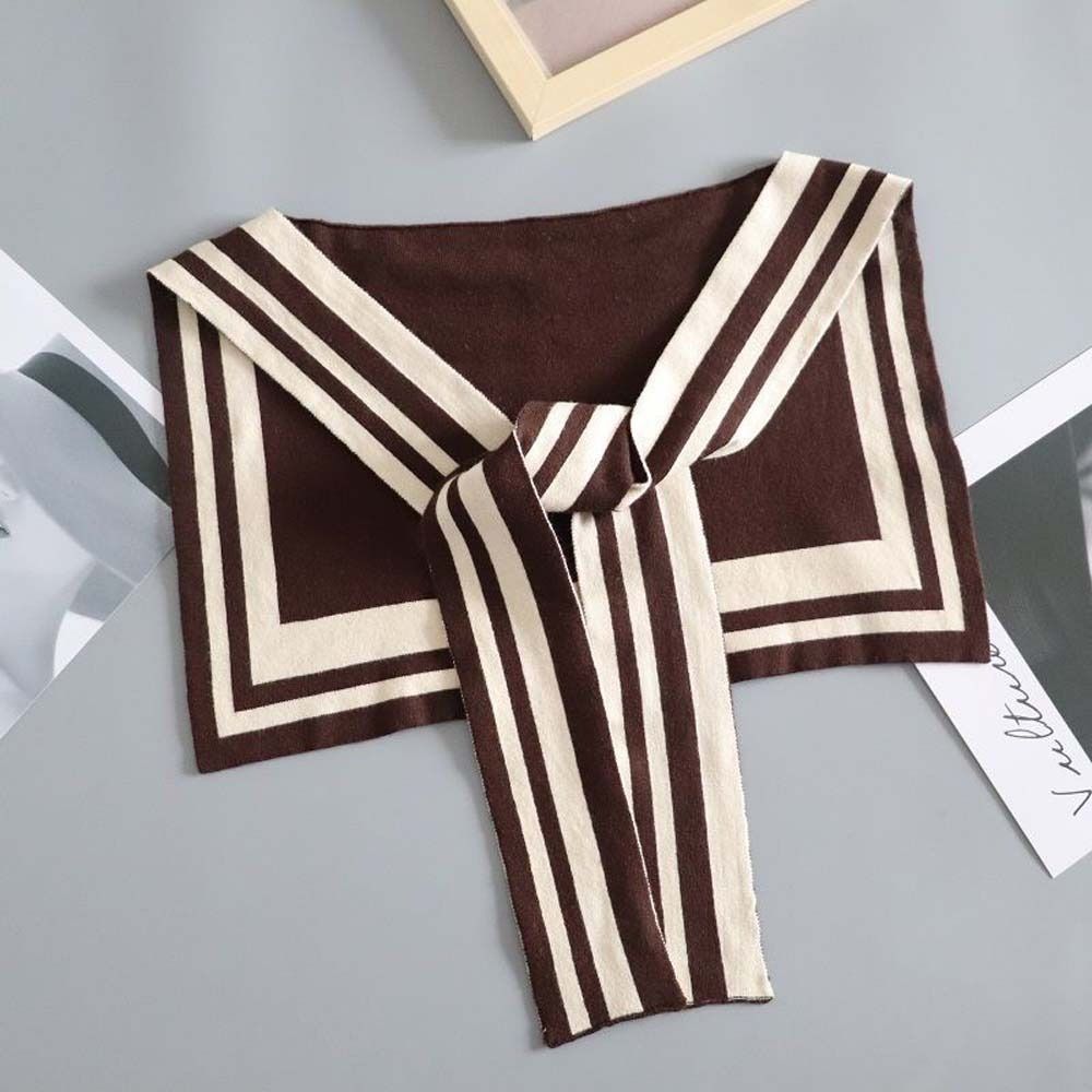 Лоскутный черно-белый шарф, солнцезащитный, шерстяной, шарфы, блузка, плечи, ложный воротник, осень/зима