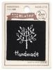 Hamanaka 2-Way Embroidery Tag, Black, H458218