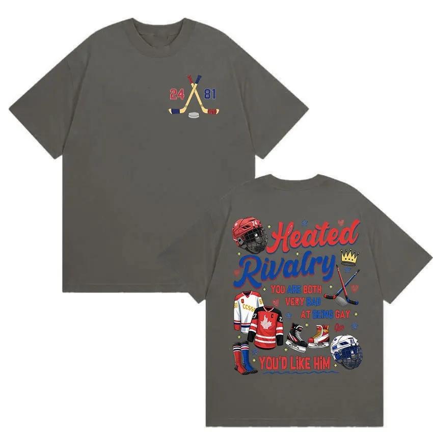 Hot Movie Heated Rivalry Shirts Hollander Ilya Rozanov 24 81 Graphic TShirt 2026 Summer Men Womens Cotton Oversized Tshirt