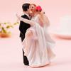 Смоляная кукла пара Жених Невеста Стиль Украшения для Микро-Пейзажа Для Свадьбы Помолвки Украшение Торта