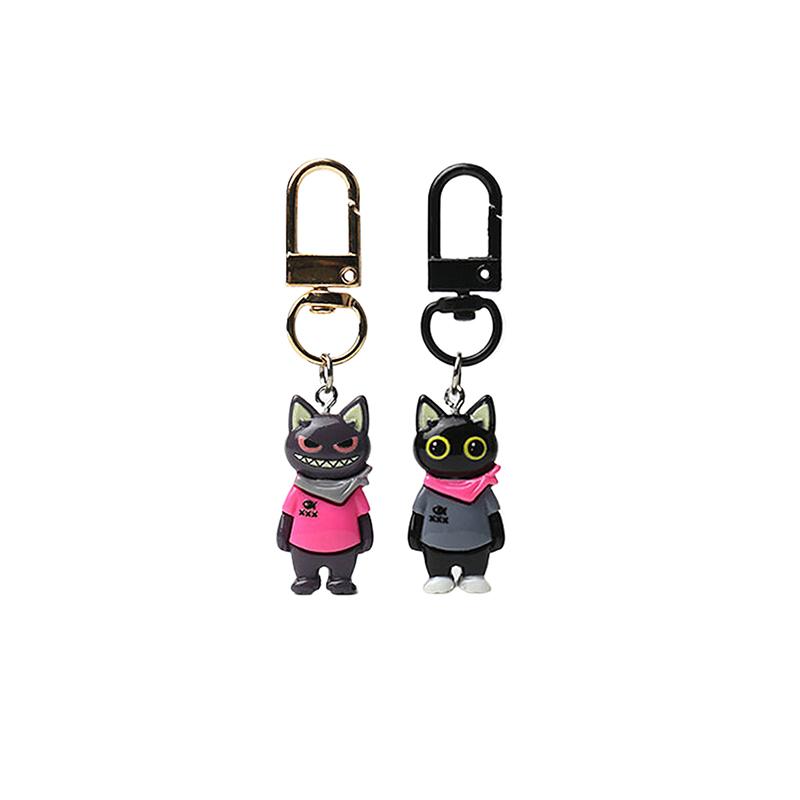 Kawaii Lovely Versatile Cat Keyring Cartoon Cat Keychain Pendant Cute Backpack Hanging Ornaments Accessories Gifts