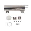 Radiator Tank Overflow Polished Stainless Steel with Brackets Bolts Nuts Industrial Supplies 3x10