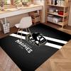 Football Club Print Rug, Washable Floor Carpet, For Entryway Dorm Laundry Room Office Study, Home Decor Birthday Christmas Gift