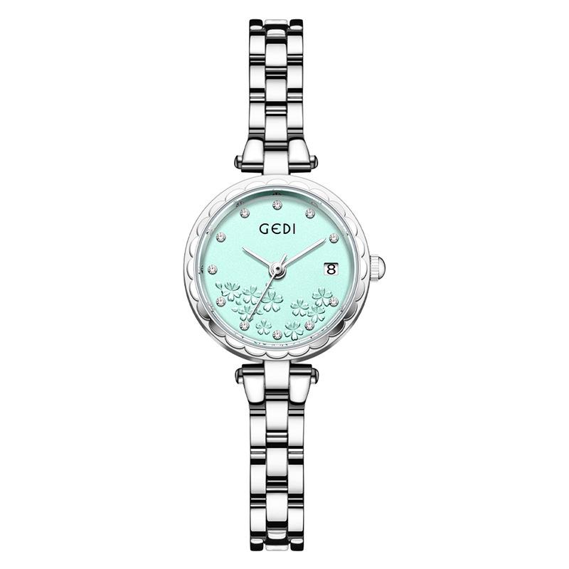 Niche high-end alloy watch student party exquisite medieval quartz watch women's waterproof bracelet watch