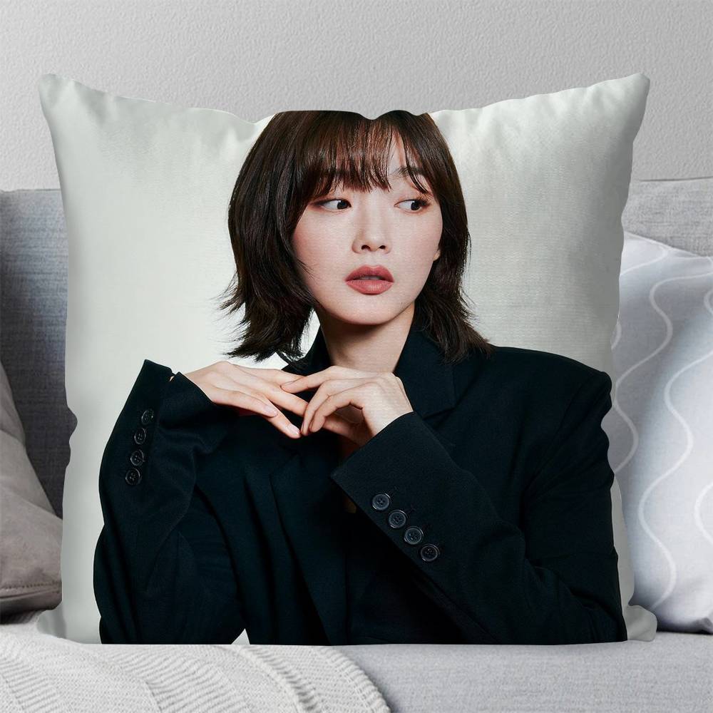 Korean Actor Lee Yu Mi Pillow Case Fashion Square Pillowcase Bedroom Sofa Room Ins Decoration Leisure