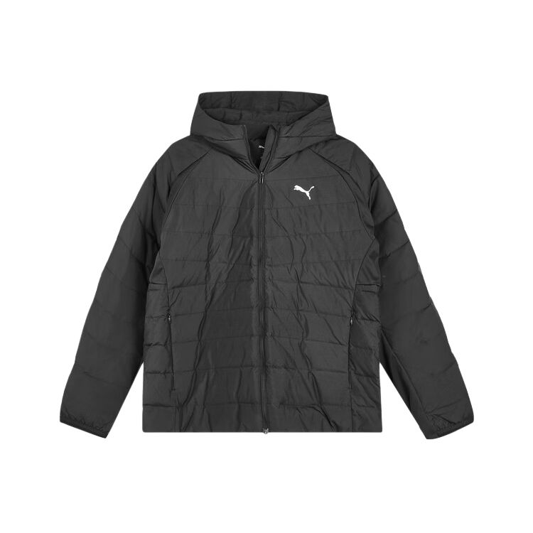 Puma Mens Running Duck Down Warm Hooded Zipper Jacket Men Jackets 528702-01