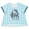 Sanrio Hello Kitty Check 120cm T-shirt (Blue)