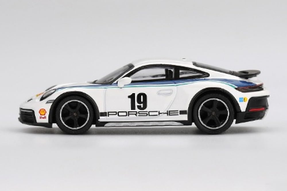Sunrich MINI GT Porsche 911 Ралли Дакар 1974 Готовая модель 1/64 (Левый руль) MGT01009-L