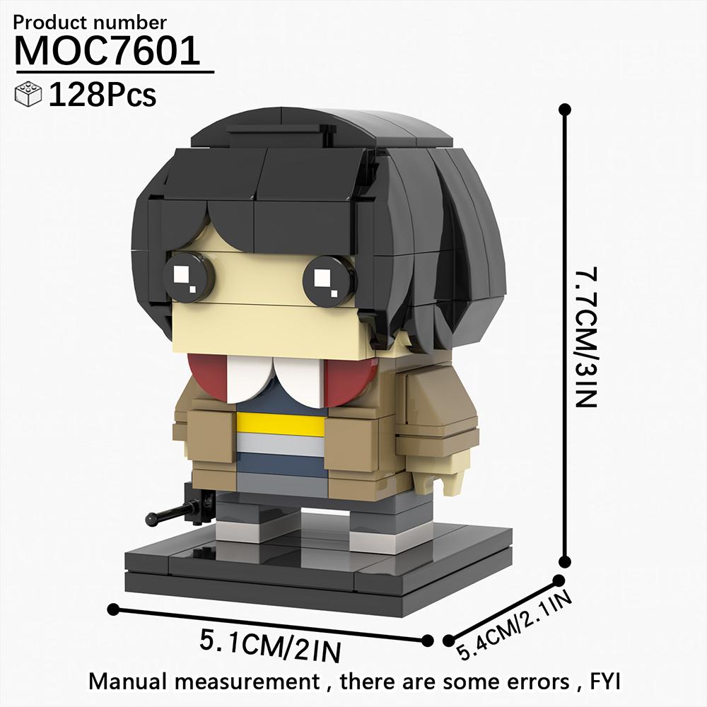 MOOXI Монстр Демодог Очень Странные Дела ТВ Сериал Фигурка Brickheadzed Существо Сборка Взрослый Набор Строительных Блоков Детская Игрушка MOC Кирпич Подарок