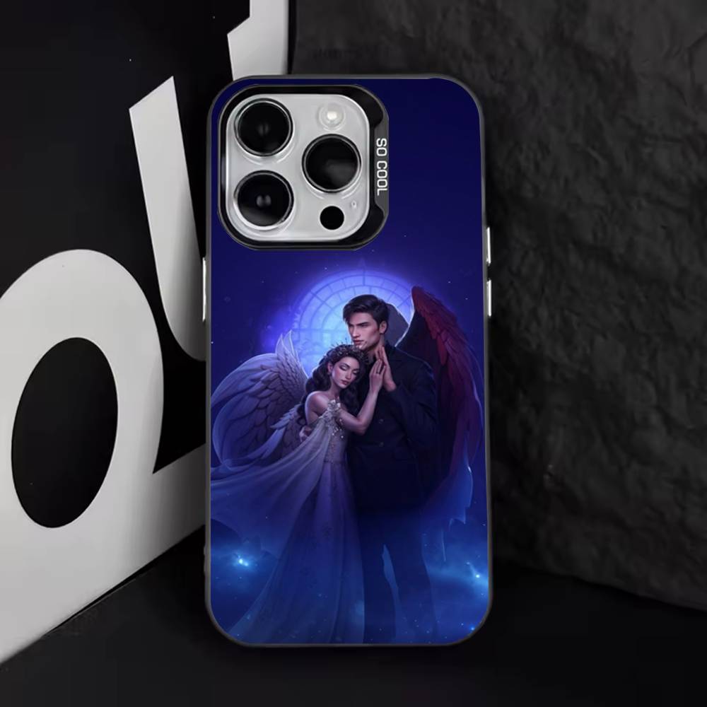 Клубы Романтики Игра Мальбонте Вики Чехол для Телефона Для iPhone 16,15,14,13,12,11,8,7,Pro,Max,Plus,Mini,XS,SE Противоударный Черный Матовый Жесткий