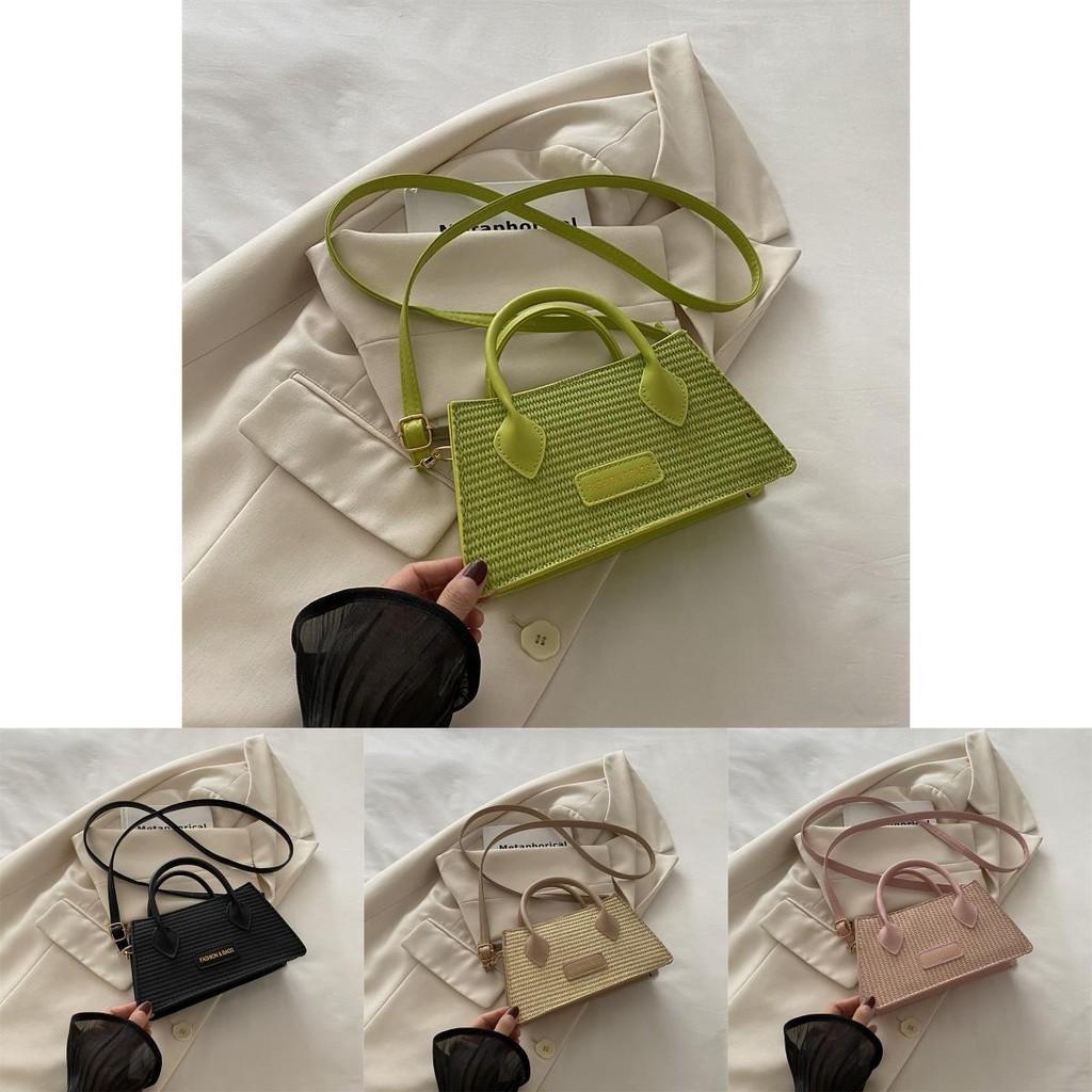 Trendy Fashionable One Shoulder Crossbody Bag In Stylish Black Khaki Pink Green White