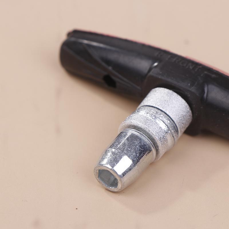1 пара велосипедных тормозных колодок V-brake резиновые для шоссейного велосипеда держатели колодок обувь блоки ободные тормоза антифрикционные велосипедные аксессуары