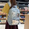 Звездный принт школьный рюкзак женский большой вместимости