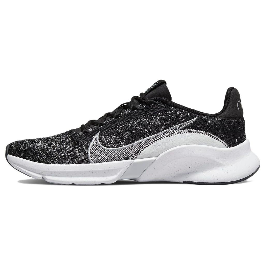 Nike SuperRep Go 3 Flyknit Next Nature Black White Men Sneakers Anthracite Pure-Platinum DH3394-010