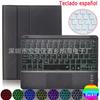 IPad Pro 11-inch Spanish Layout Bluetooth Keyboard Case With Backlit Keys Magnetic Sleep/Wake Stand Protective Cover
