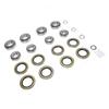 Boat Trailer Axles Bearing Kits 25580 14125A for 5200 To 7000 Lb Tandem Axles 4 Sets