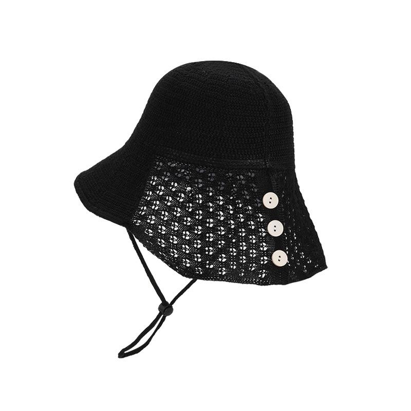 Летняя уличная дорожная шляпа от солнца, шляпа от солнца, детская модная универсальная дышащая панама, вязаная маленькая шаль, панама
