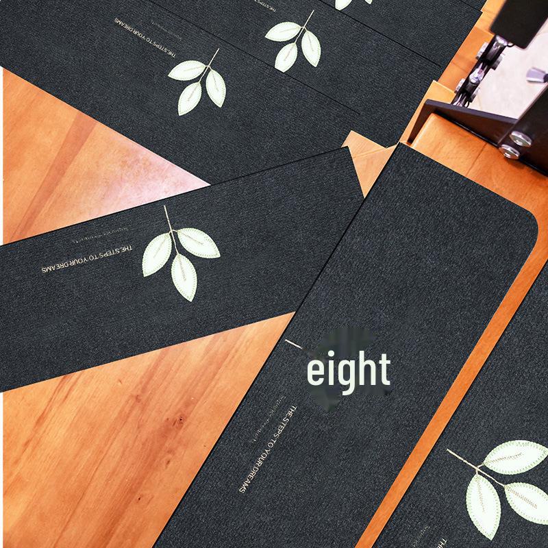 Нескользящие светящиеся коврики для лестниц, пригодные для машинной стирки – самоклеящиеся деревянные коврики для ног без клея