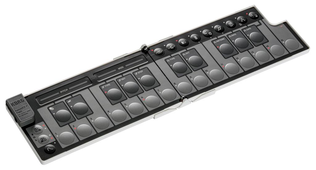 MIDI-клавиатура KORG nanoKEY Fold включает WH (25 клавиш, компактный, контроллер, DTM, USB, питание по шине, плагины, белый) NANOKEY-FD