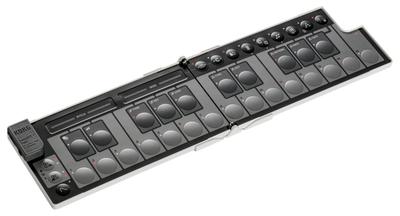 MIDI-клавиатура KORG nanoKEY Fold включает WH (25 клавиш, компактный, контроллер, DTM, USB, питание по шине, плагины, белый) NANOKEY-FD