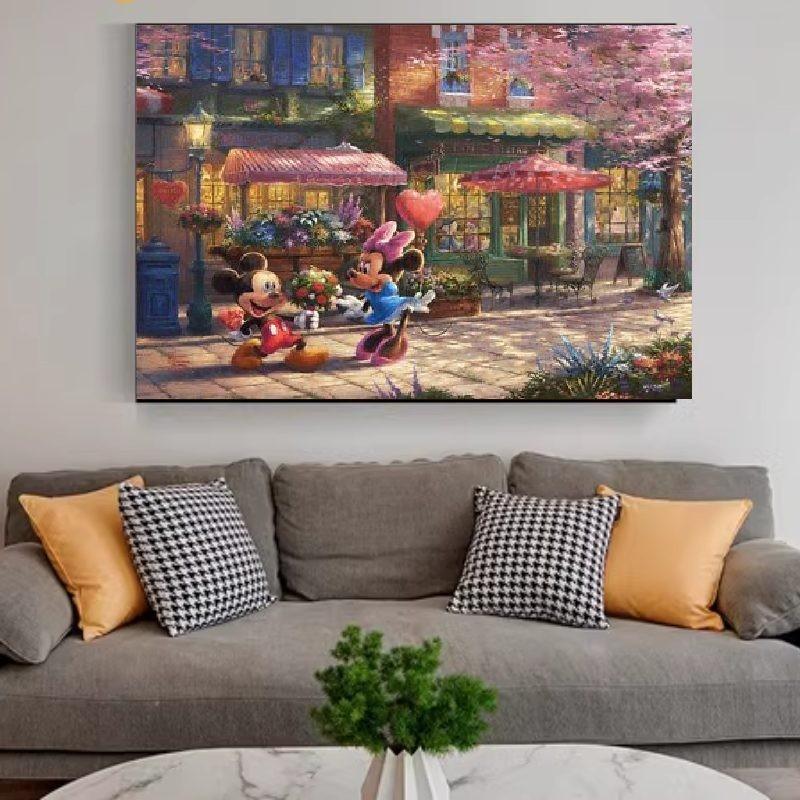 Модный подарок для девочки в тематике Микки Мауса, сказочные обои для декора спальни