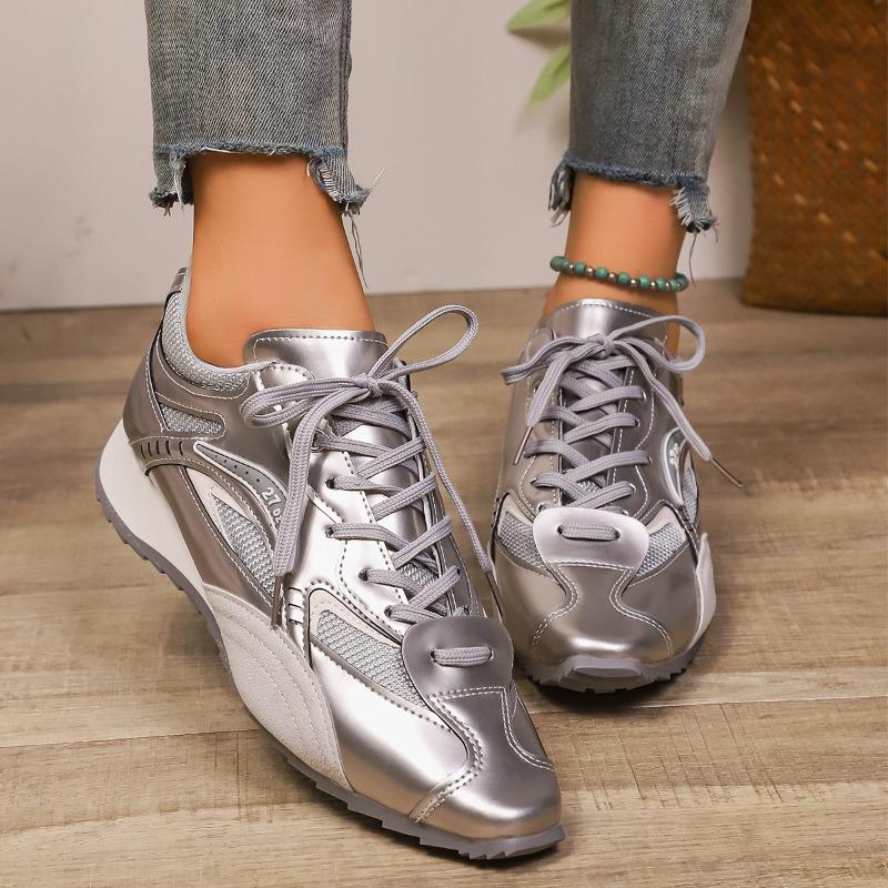 Fashion 2025 New Women's Platform Versatile Casual Sneakers Heightened Moral Training Shoes