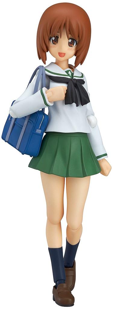 Figma Девушки и танки Нисидзуми Михо в униформе. Немасштабируемая подвижная фигура, окрашенная из АБС и ПВХ