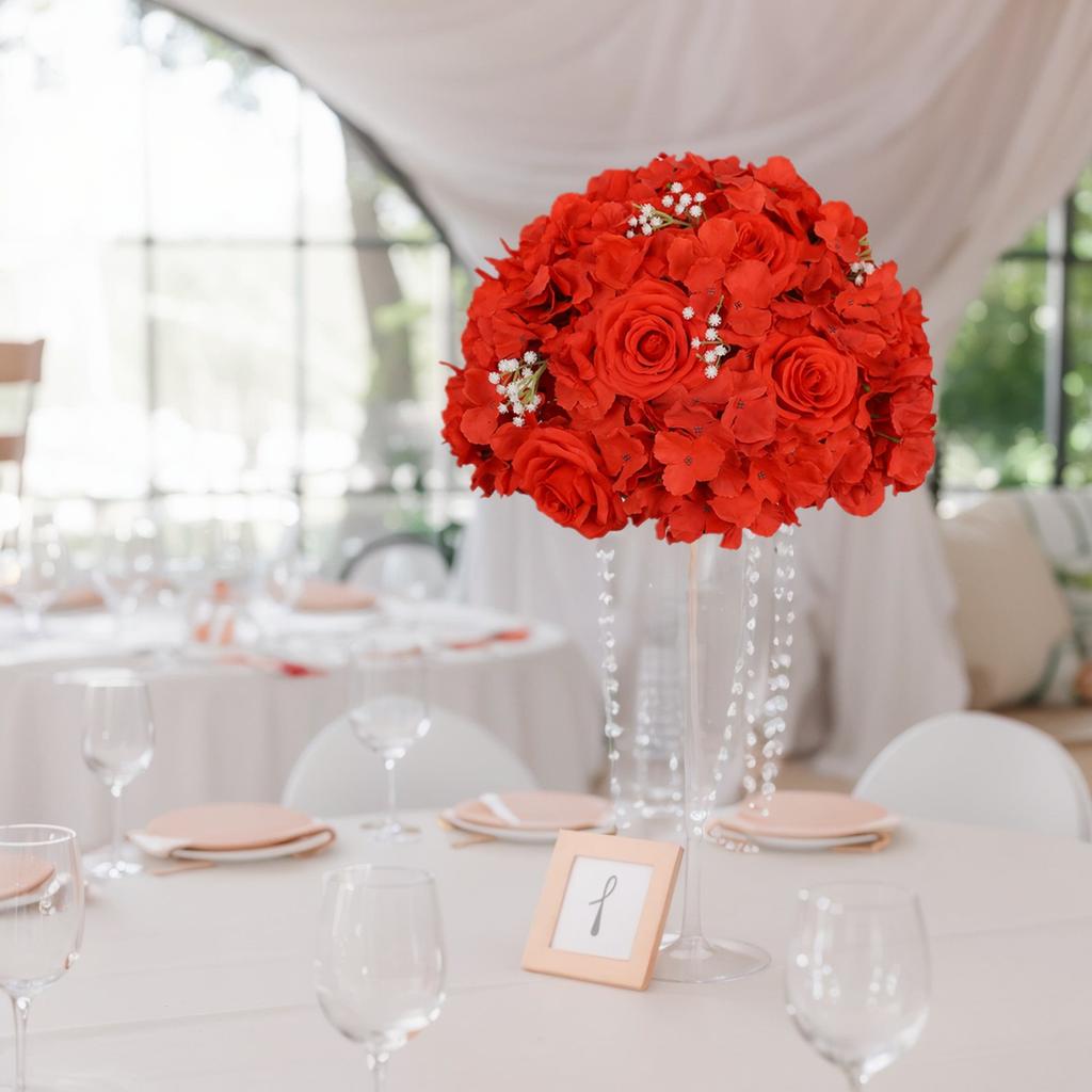 Искусственный Цветочный Шар Свадебная Настольная Композиция Цветочный Маридж Искусственный Цветок Роза День Святого Валентина Сцена Вечеринка Банкет Украшение