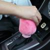 2Pcs Car Handbrake Grip Covers Gear Shift Knob Cover Handle Plush Sleeve Winter Soft Warm Hand Brake Car Accessories for Girls
