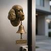 Dog Welcome Doorbell Vintage Chihuahua Poodle German Shepherd Dog Door Bell Home Office Entrance Decorative Bell Pet Lover Gift