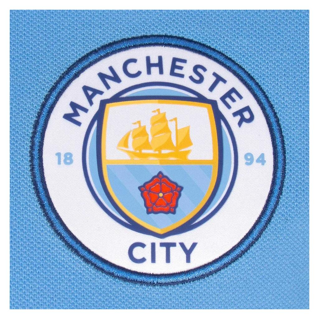 Manchester City FC Mens Crest Polo Shirt