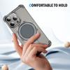 Магнитный чехол для iPhone 16 15 14 13 12 Pro Max, чехол из титанового сплава, металлическая подставка-держатель для Magsafe Air-cushion Fundas