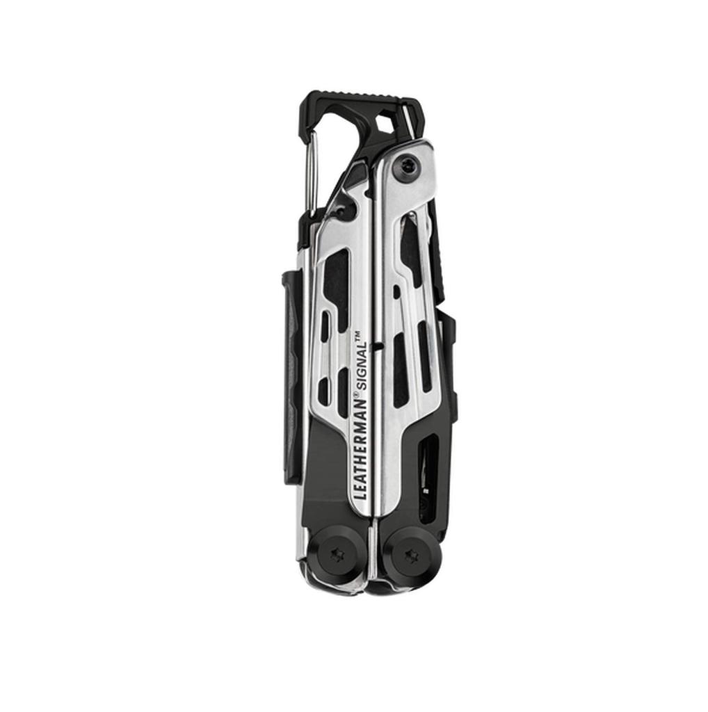 Leatherman Многофункциональный инструмент SIGNAL с нейлоновым чехлом, японская гарантия 25 лет [Оригинальный продукт] [Черный и серебристый]