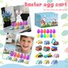 Набор из 12 предварительно наполненных пасхальных яиц с , 2,5-дюймовые пластиковые пасхальные яйца, наполненные игрушками для пасхальной охоты, наполнители для корзин, подарки для пасхальной вечеринки