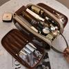 Large capacity cosmetic bag, high-end travel toiletry bag, multi-functional storage bag, portable storage pouch