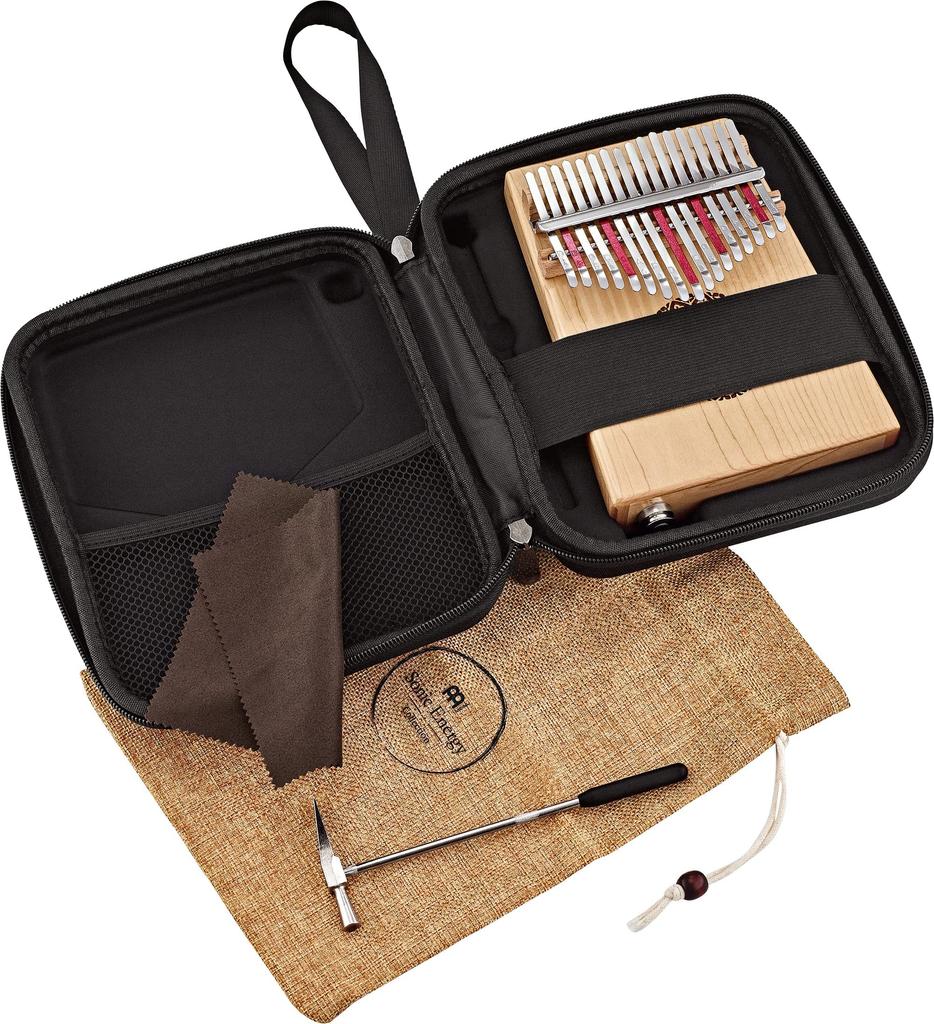 MEINL Sonic Energy Collection Electric Kalimba Soundhole Pickup Kalimba Maple 17 клавиш C Major Scale PKL1709H Hammer (Эксклюзивный чехол/сумка/крест/тюнинг