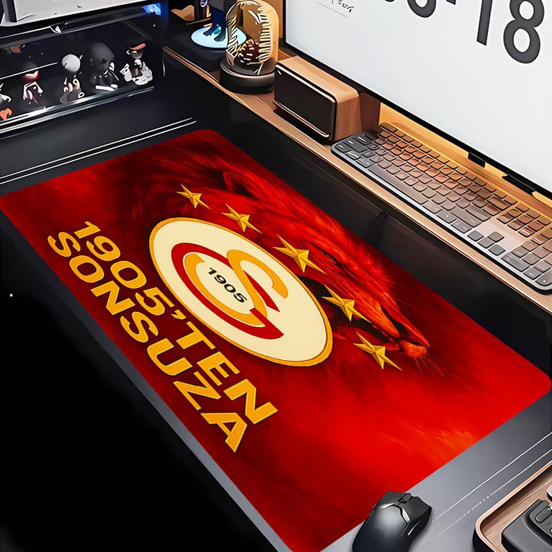 Galatasaray S .K Theme Premium Non-slip Mouse Pad with Stitched Edges,Durable Rubber Material,for Desktop & Gaming Great Gifts
