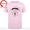 Retro Unisex T Shirt Unisex Funny Parachute Anatomy Magic Skydiving Skydiver TShirt Vintage Paragliding Parachu Paraglider Tee Shirt