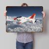 US Navy T Goshawk Trainer Aircraft Poster Customized Vintage Metal Signs Wall Art Retro Tin Plaque for Decoration Aesthetic