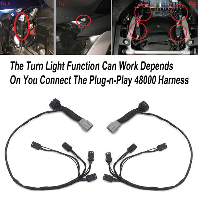 New 2018 2019 2020 For Honda GL1800 Goldwing GL 1800 Motorcycle Accessories Light Brake Disc Rotors Covers LED Cornering Lamp