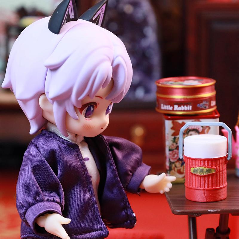 1 шт. кукольный домик термобутылки теплый чайник ланч-бокс миниатюрная модель для кукольных аксессуаров