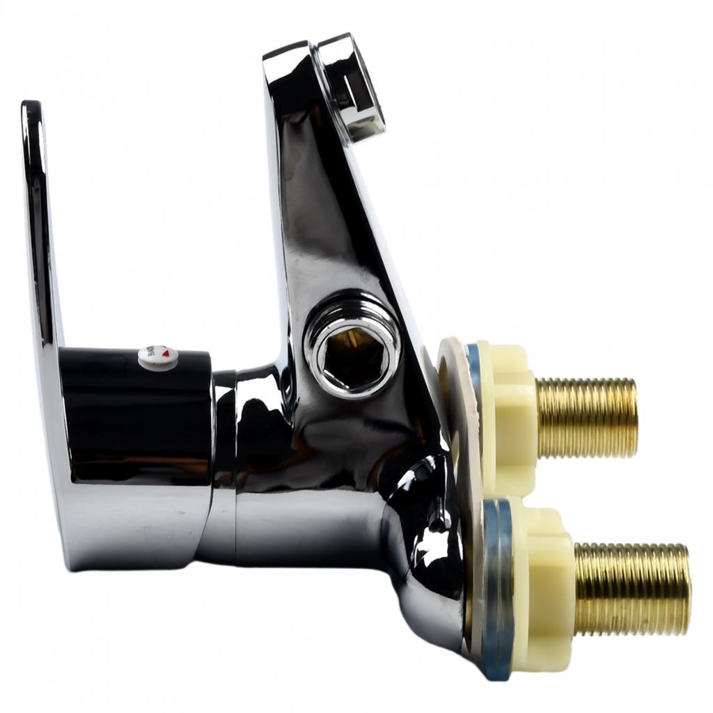 Bath Faucet Water Mixer Tap Double-Hole Single Handle